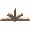 Ekena Millwork Redmond Smooth Timber Gable Bracket, Douglas Fir, 48"W x 24"H x 3 1/2"D x 3 1/2"F, 12/12 Pitch GBW048X24X0404RED00SDF - alternate 3